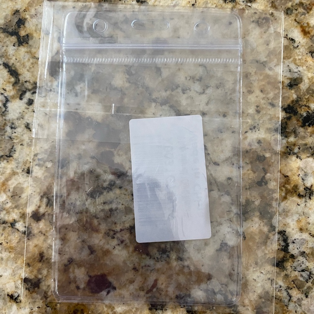 π ID Badge Holder with 1 Clear ID Window - Picture 6 of 8